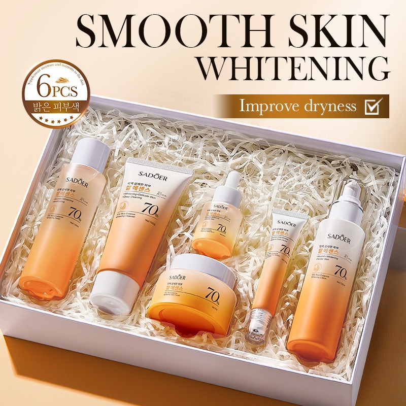 Luxury Skincare Kit - 70% Riso Idratante Antirughe Cura Della