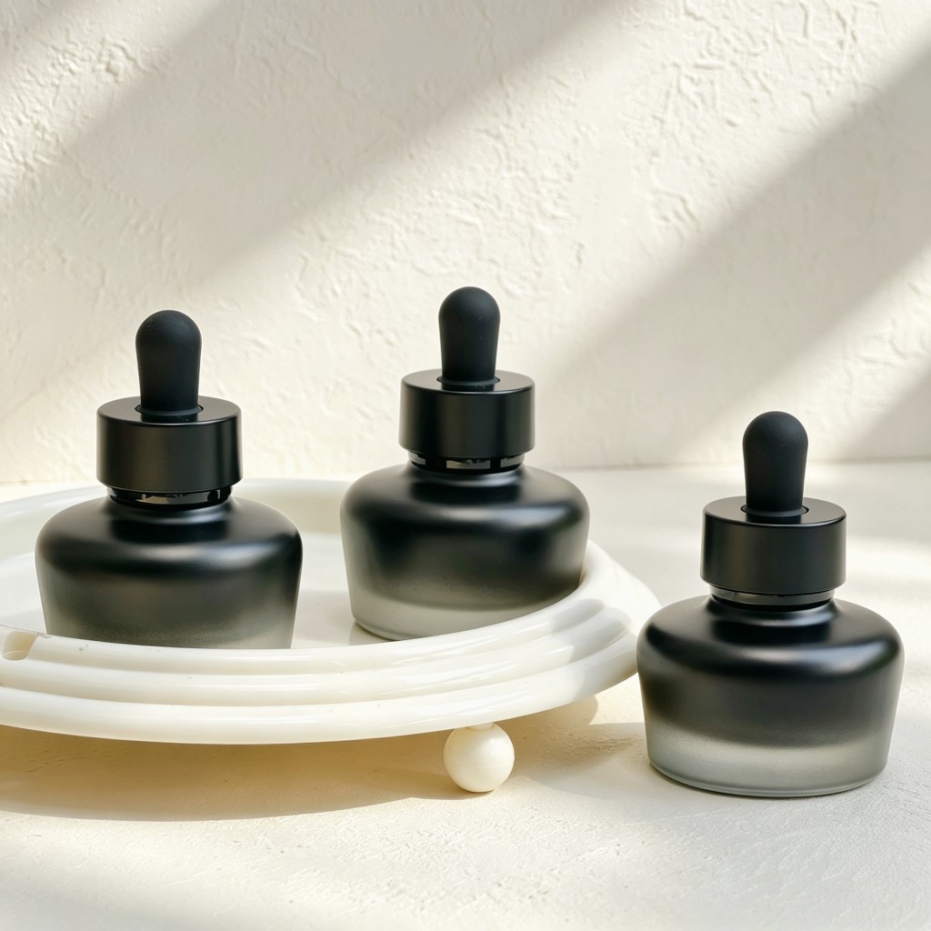 Luxury Skincare Essential - Flacone Contagocce in Vetro Satinato da