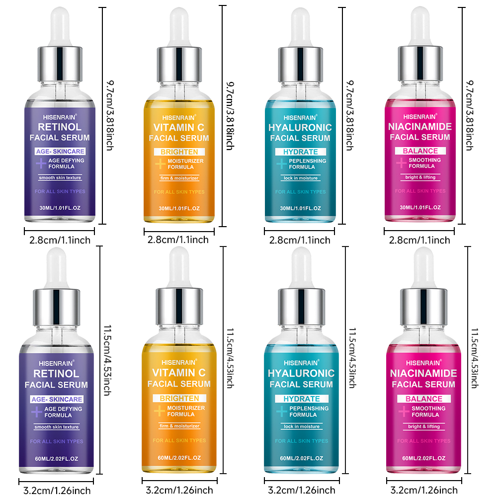 HISENRAIN Set di 4 Essenze Idr - Luxury Skincare Gifts recensione e prezzo