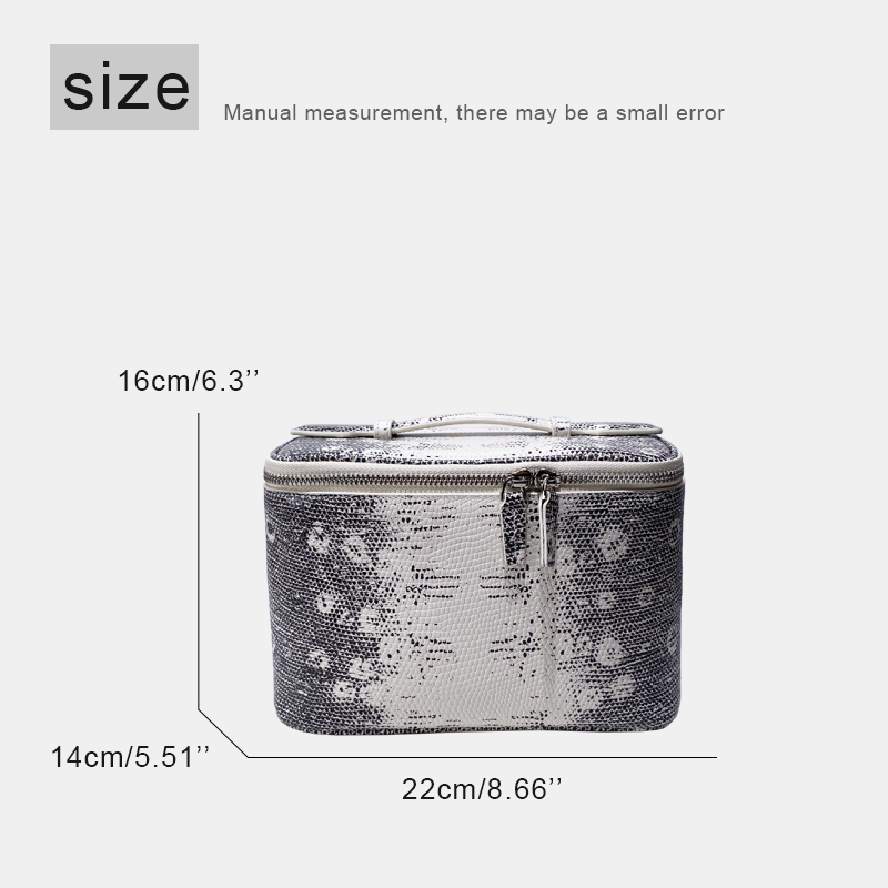 Borsa da Trucco in Pelle con M - Luxury Skincare Packaging Wholesale recensione e prezzo